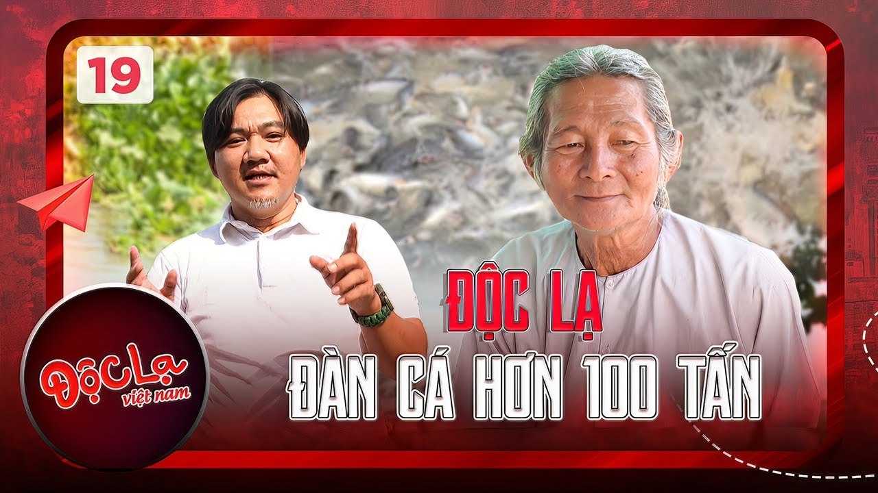 Độc Lạ Việt Nam #19 _ Độc lạ ÔNG LÃO với thú vui TAO NHÃ nuôi hơn 100 TẤN cá trên sông