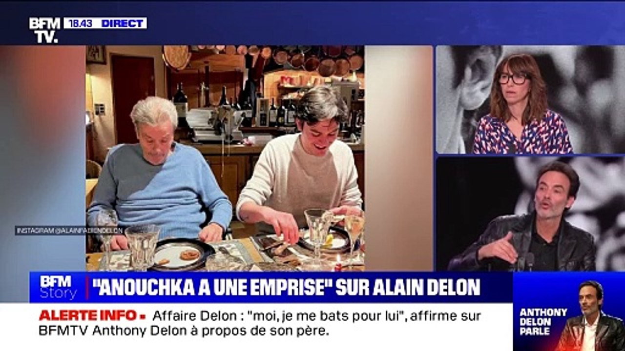Anthony Delon, BFMTV.