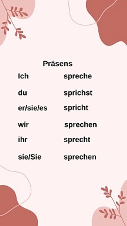 Deutsch Lernen Verb 6