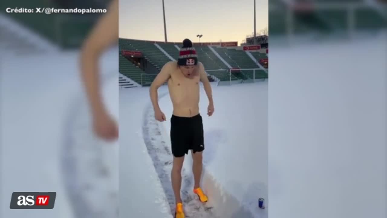 Karsten Warholm ice training