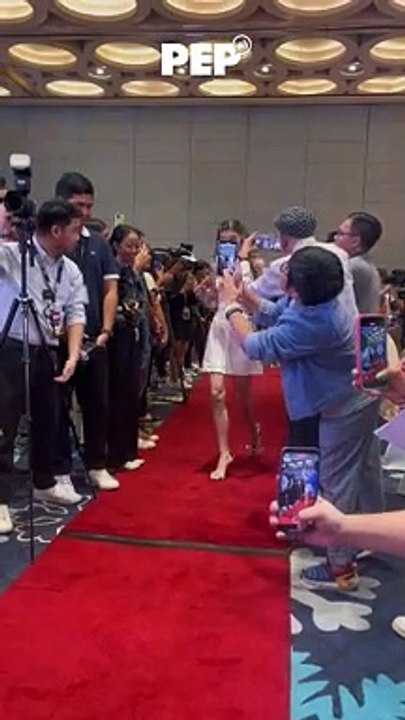 Caitlyn Stave at the My Guardian Alien presscon