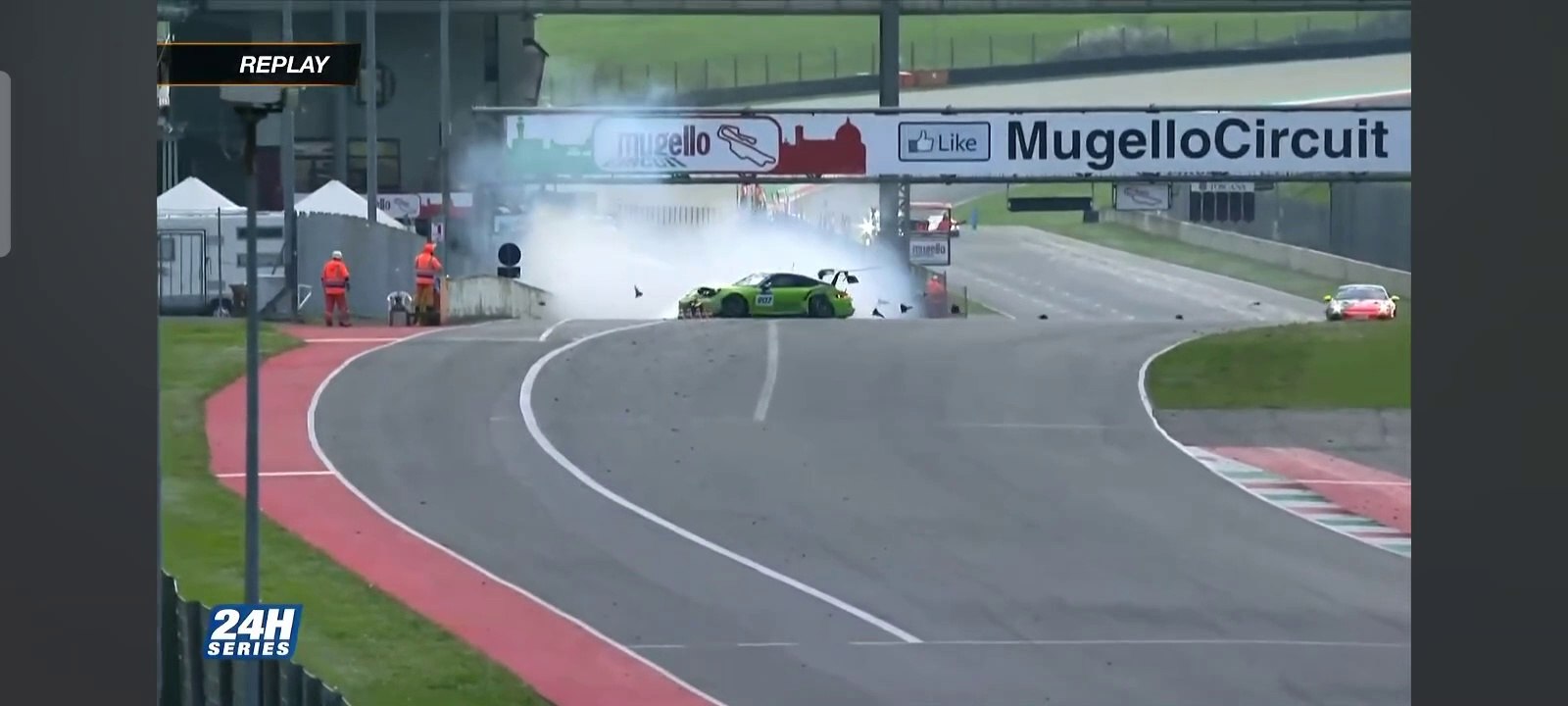 12H Mugello 2024 Part 1 Krohn Huge Crash