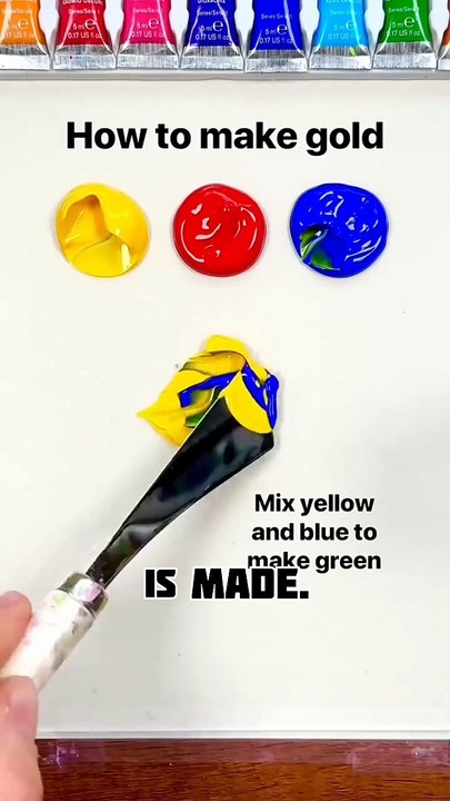 How to make gold colour?