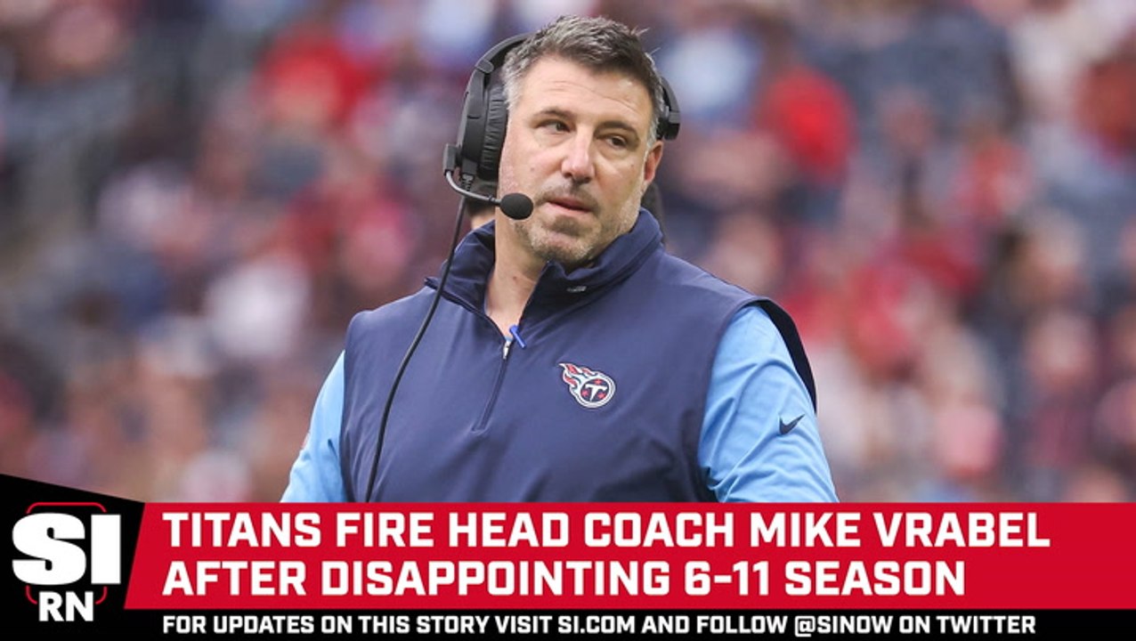 Titans Fire Head Coach Mike Vrabel