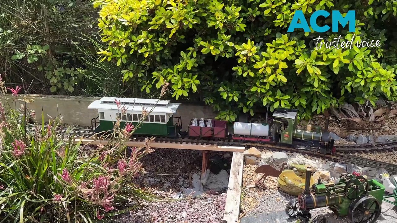 Model train in the garden - January 10, 2024 - The Standard