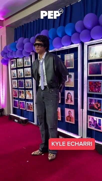 Kyle Echarri at the 'Senior High' Finale mediacon red carpet #PEP #shorts