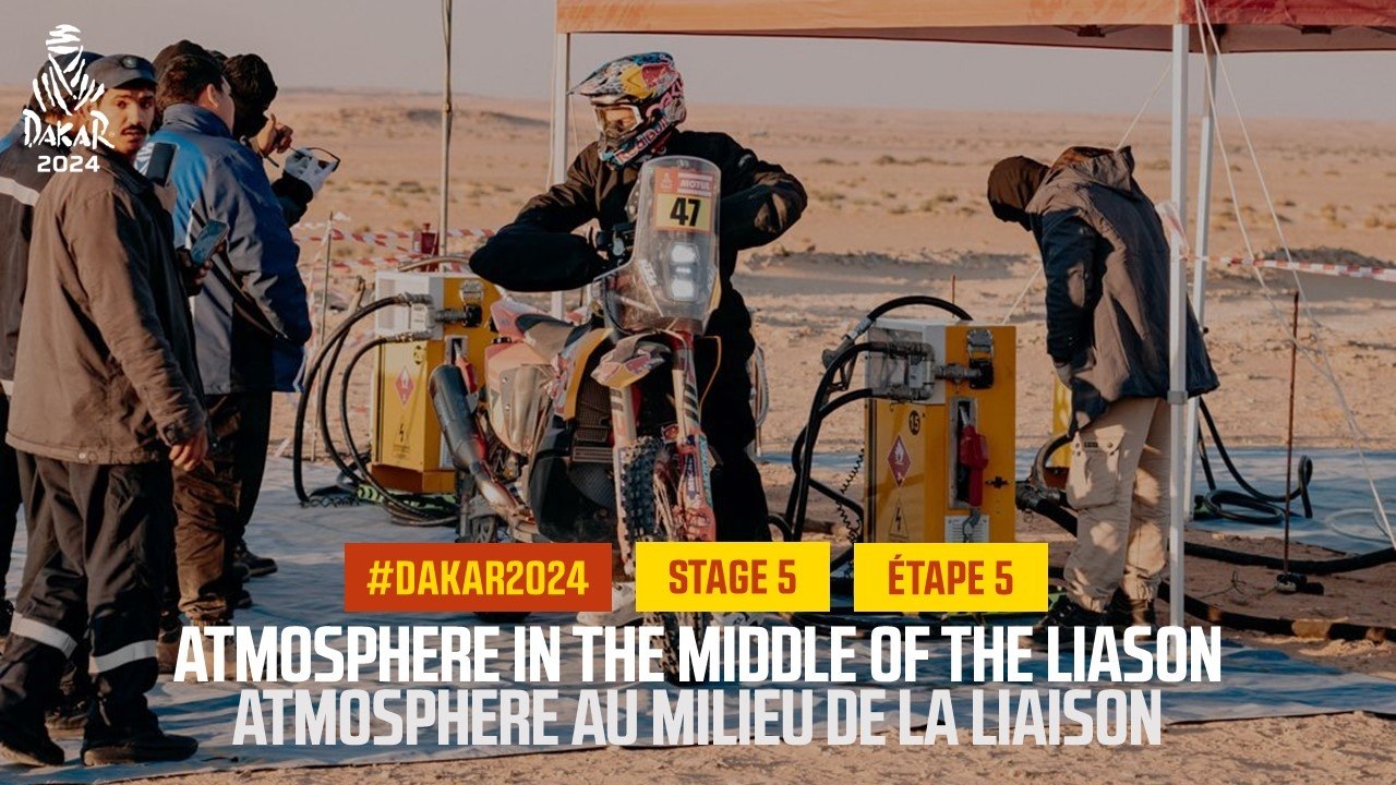Atmosphere in the middle of the liaison- Stage 5 - #Dakar2024