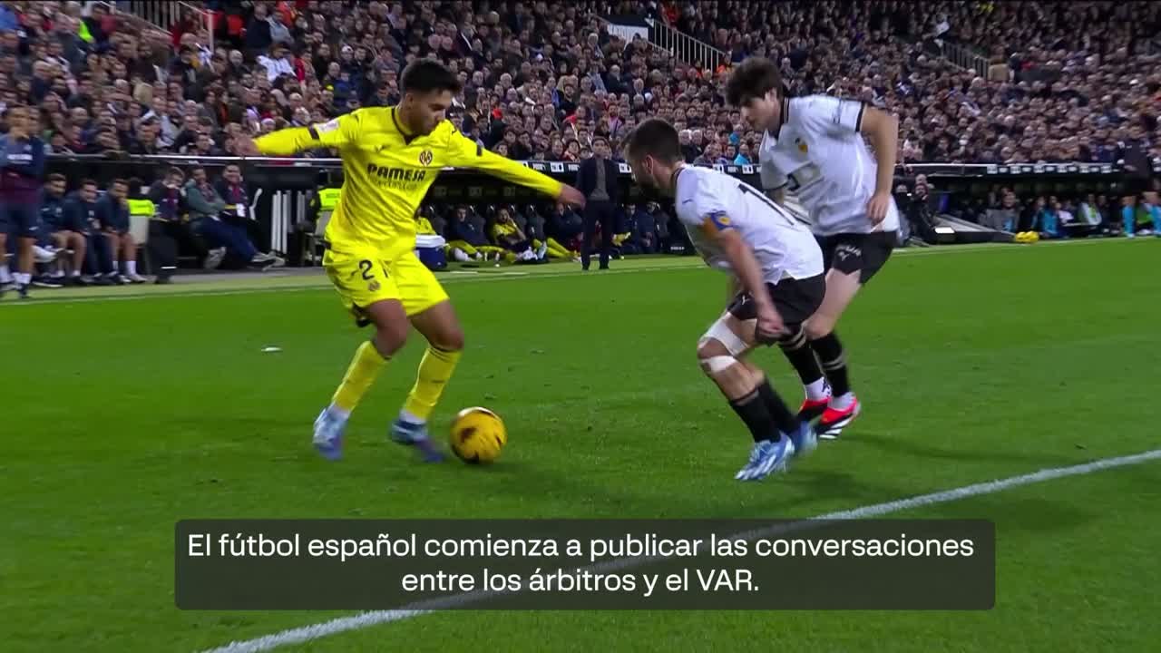 LaLiga publicará los audios del VAR