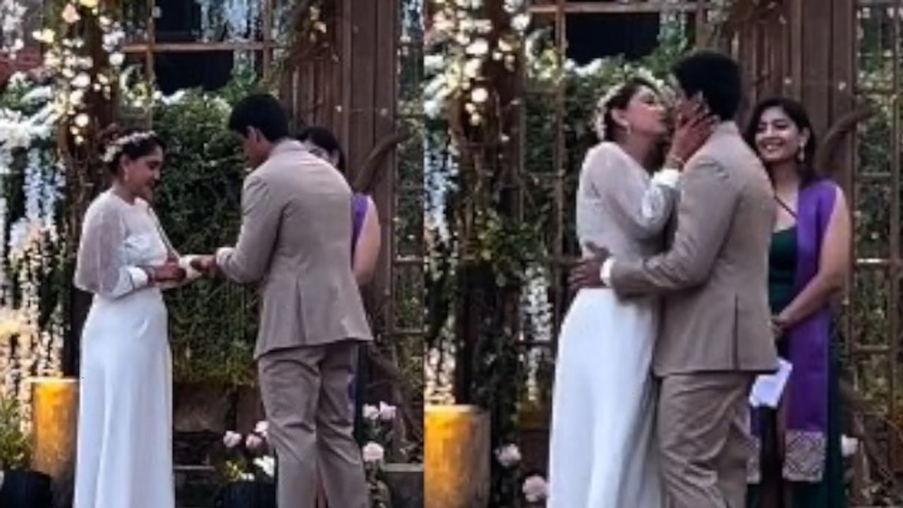 Ira Nupur Christian Wedding FULL VIDEO, Ring Exchange Marriage Vows से लेकर Kiss Viral | Boldsky