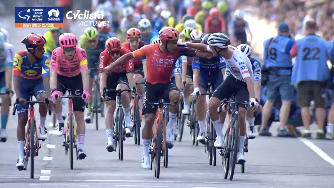 Down Under Classic 2024 - Jhonatan Narvaez de chez Ineos Grenadiers a réussi à piéger les sprinteurs