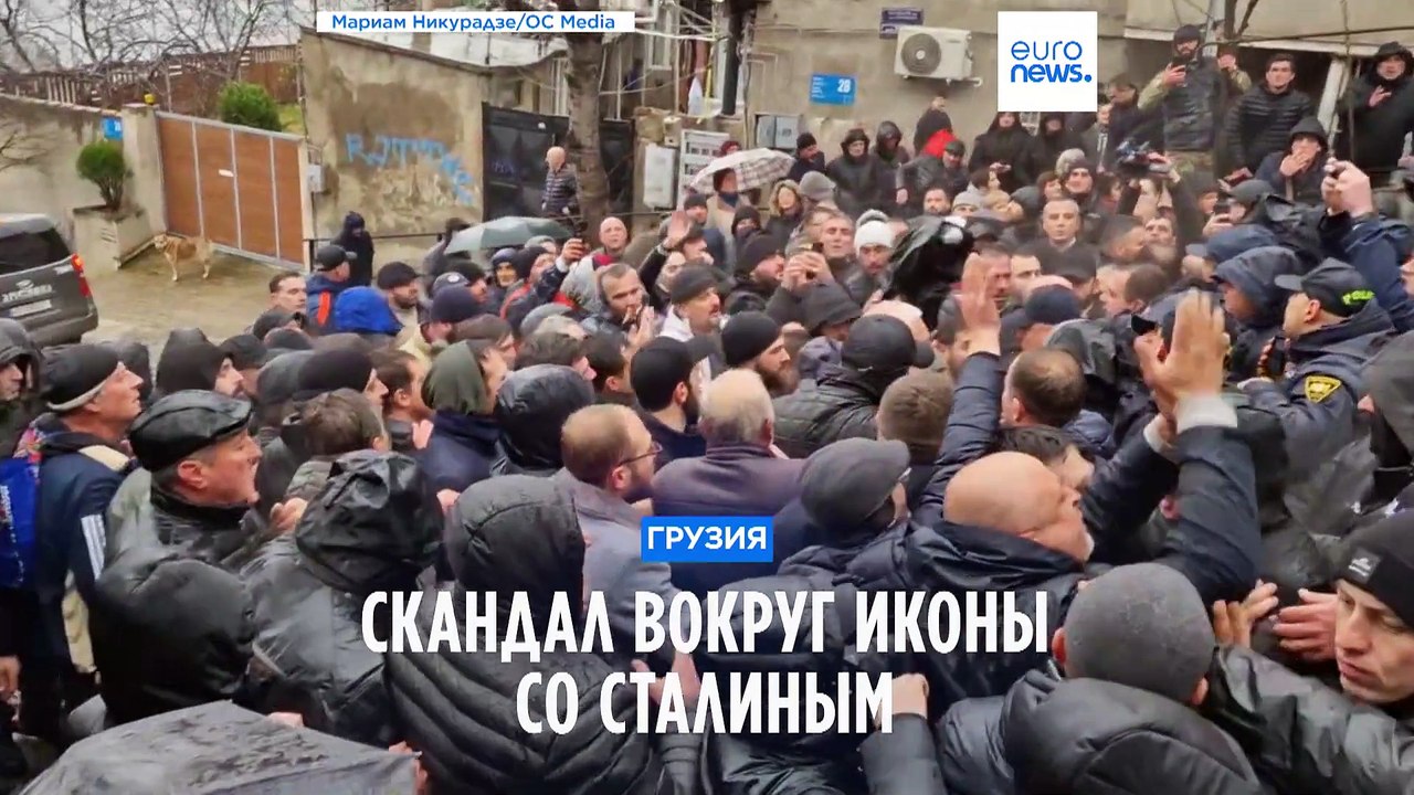 В Грузии разразился скандал из-за иконы со Сталиным