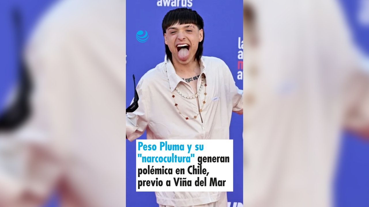 Peso Pluma y su "narcocultura" generan polémica en Chile, previo a su presentación en Viña del Mar