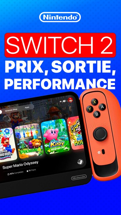 SWITCH 2 : prix, sortie, performance