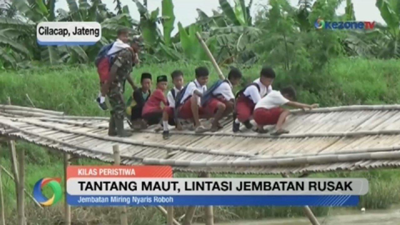 OKEZONE UPDATES: Pelajar Tantang Maut Lintasi Jembatan Rusak hingga Man United Ditahan Imbang Spurs