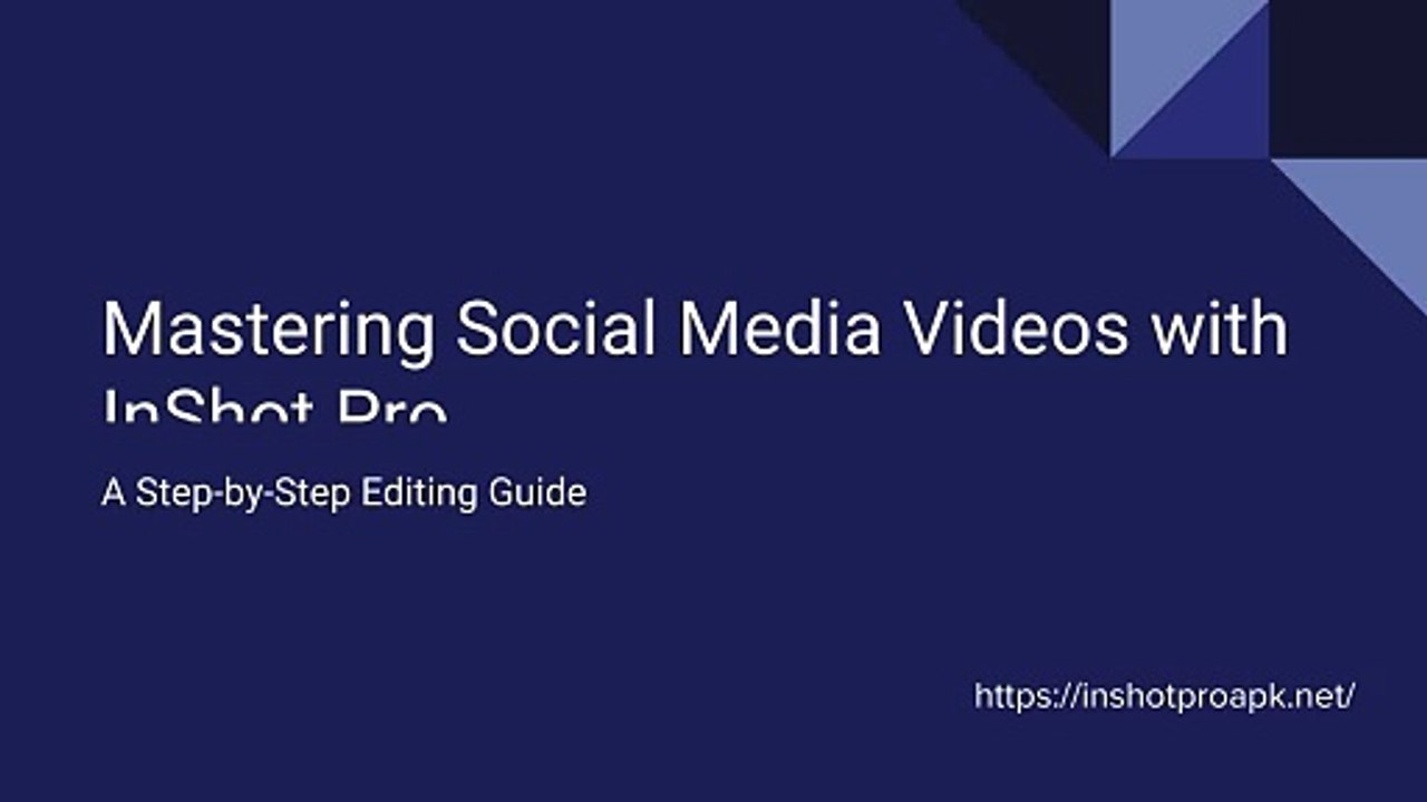 Mastering Social Media Videos with InShot Pro: A Step-by-Step Editing Guide