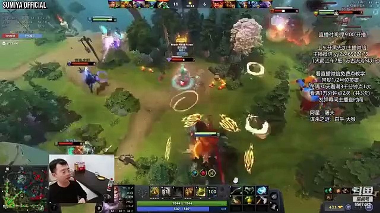 Double Rampage Building Destroyer | Sumiya Invoker Stream Moment 4120