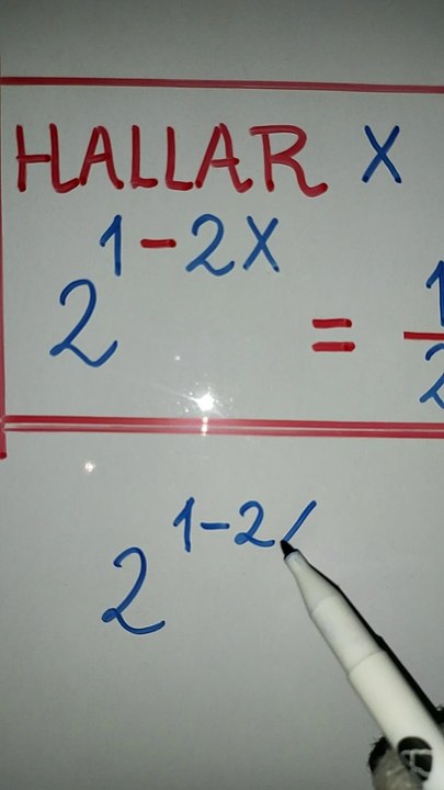 Ecuación exponencial básica