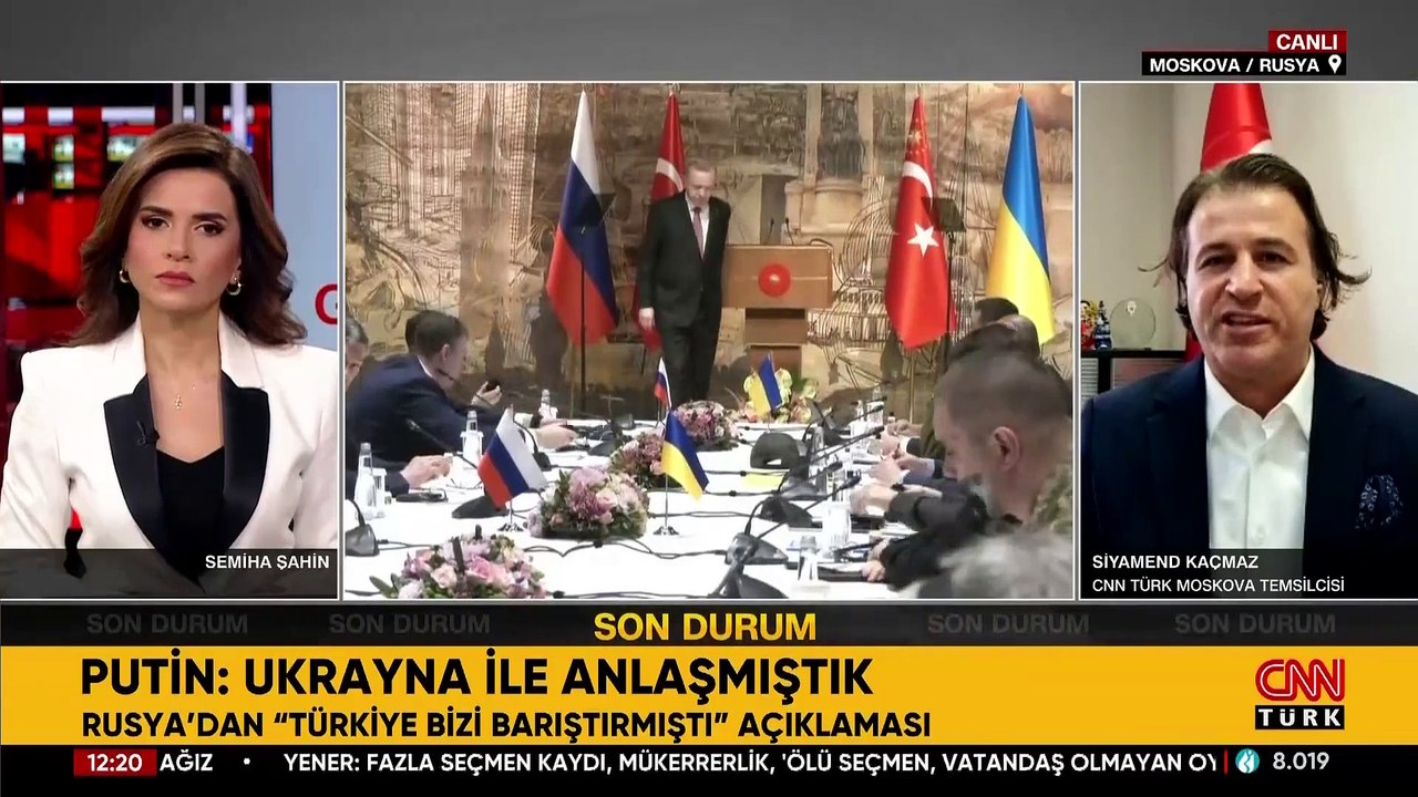 Rusya’dan “Türkiye bizi barıştırmıştı” açıklaması… Putin: Ukrayna ile anlaşmıştık
