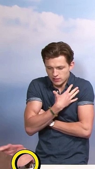 tom holland araignées