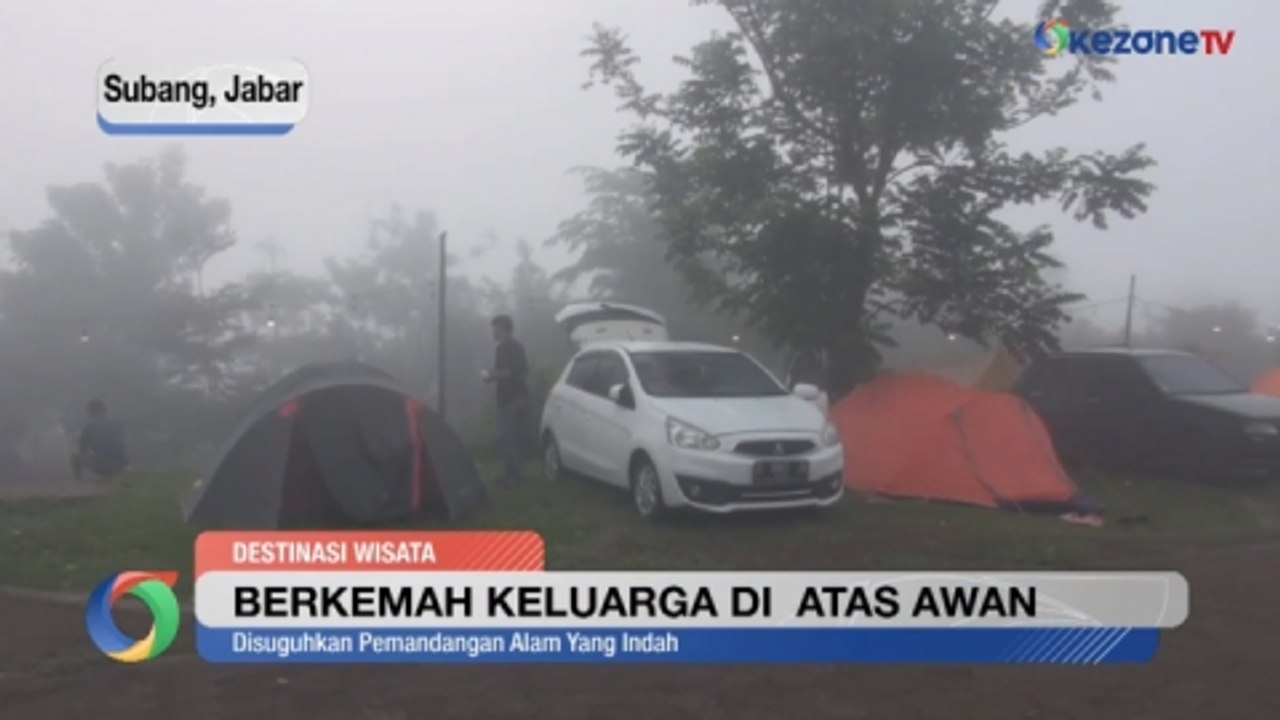 Berkemah di Bukit Dewimanggung, bak Berada di Atas Awan