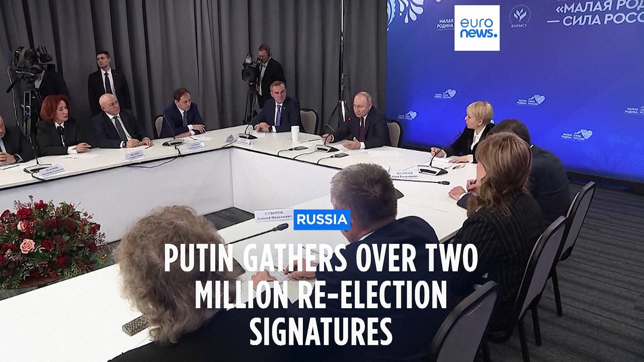 Vladimir Putin gathers over two million re-election signatures