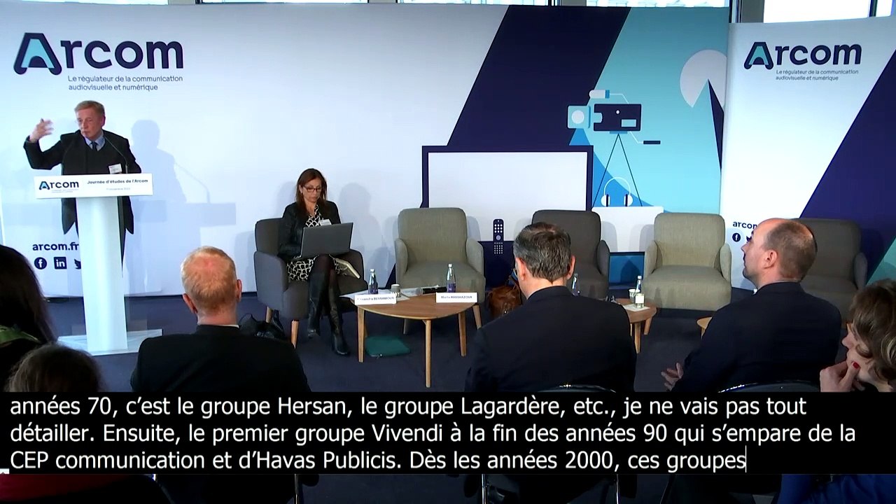 Journée d'études 2022 de l'Arcom : Patrick Eveno