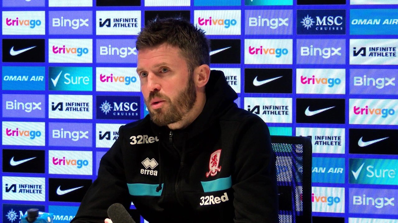 Carrick massively proud of Middlesbrough's perfromance in the Carabao Cup Semi Final