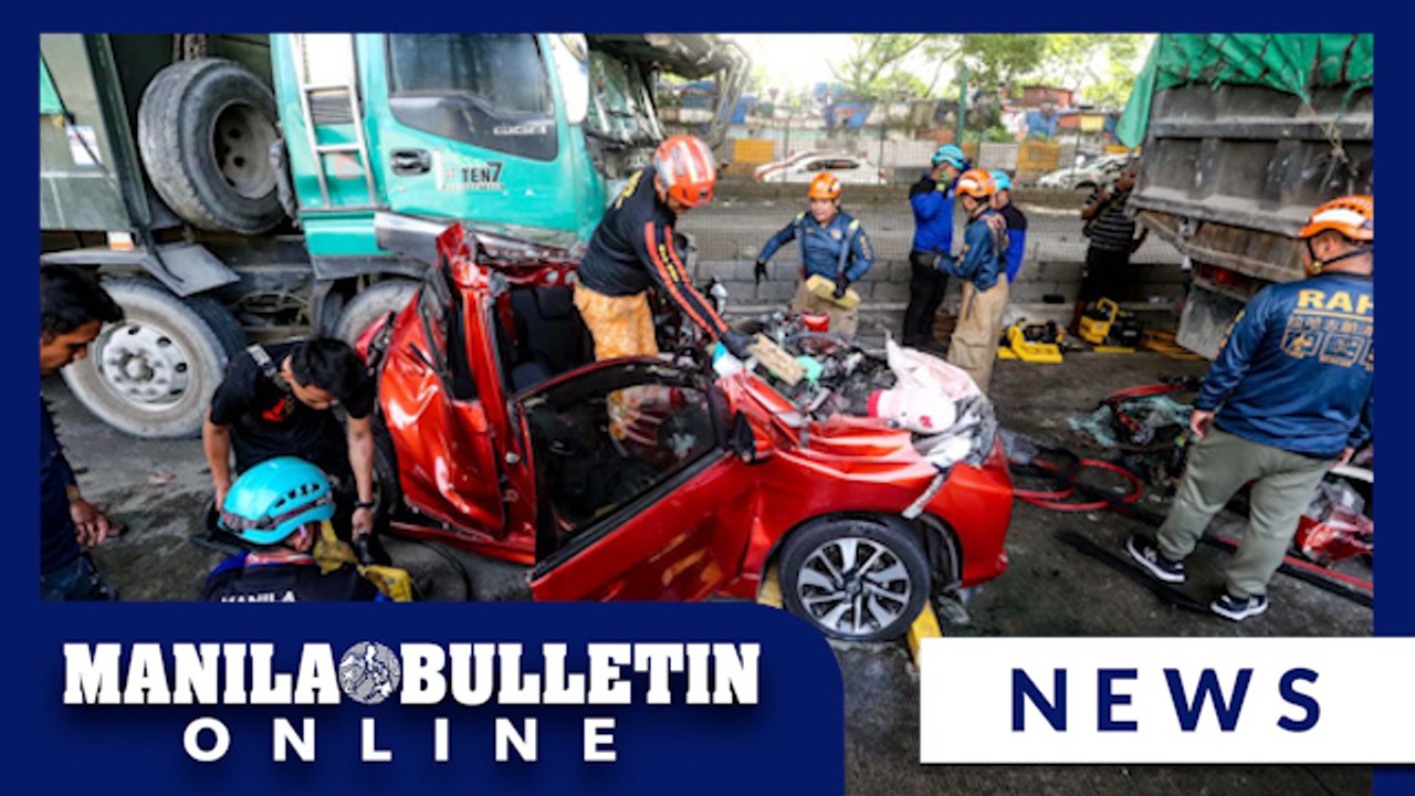 1 hurt in 5-vehicle collision in Manila