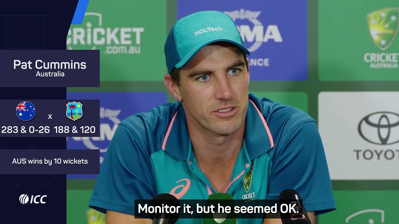 Cummins expects Khawaja to pass concussion protocols