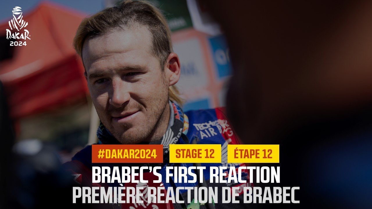 Brabec's first reaction - Stage 12 - #Dakar2024