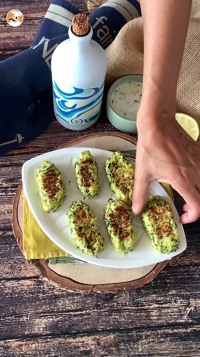 Zucchini-kroketten im ofen, damit die ganze familie gemüse lieben lernt!