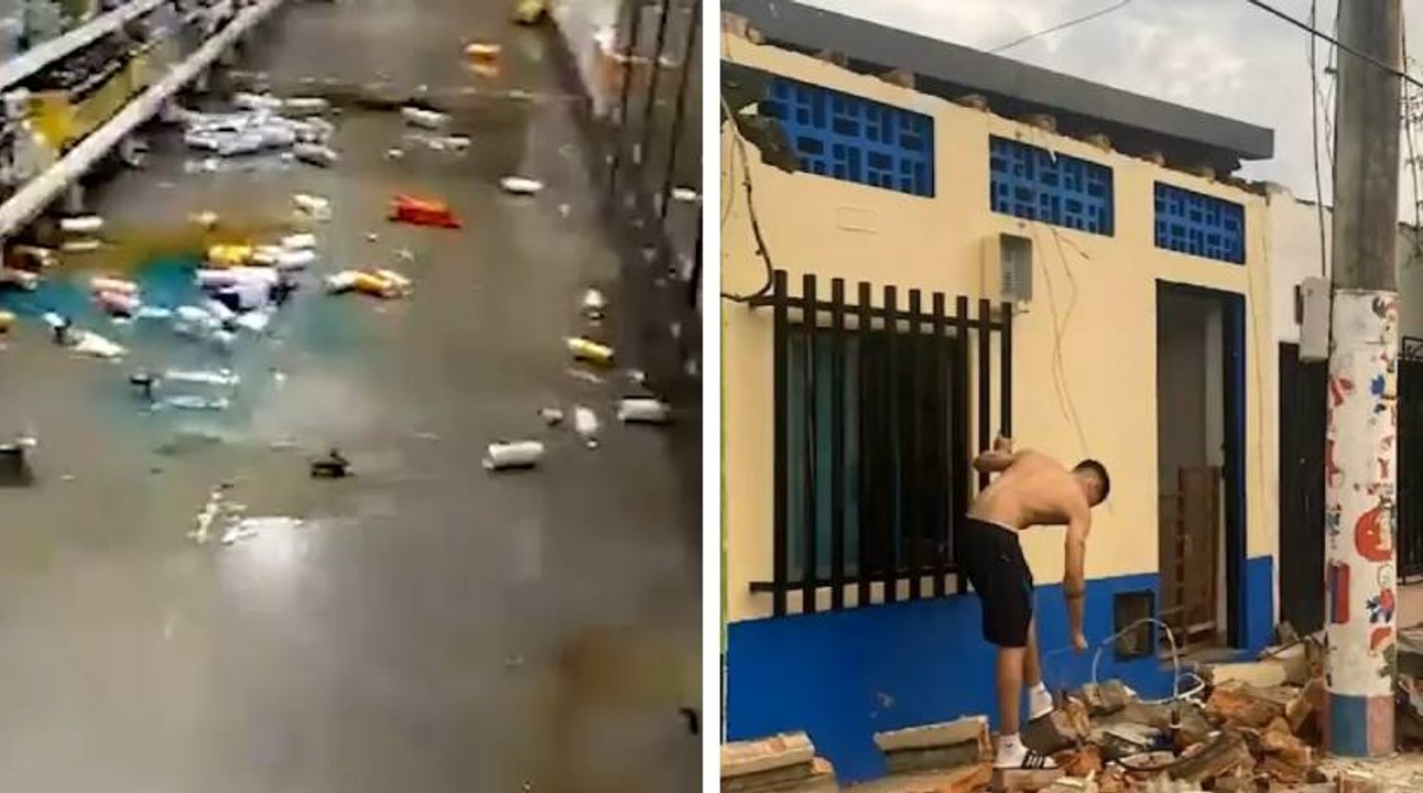 Imágenes el sismo de magnitud 5.6 en Valle del Cauca