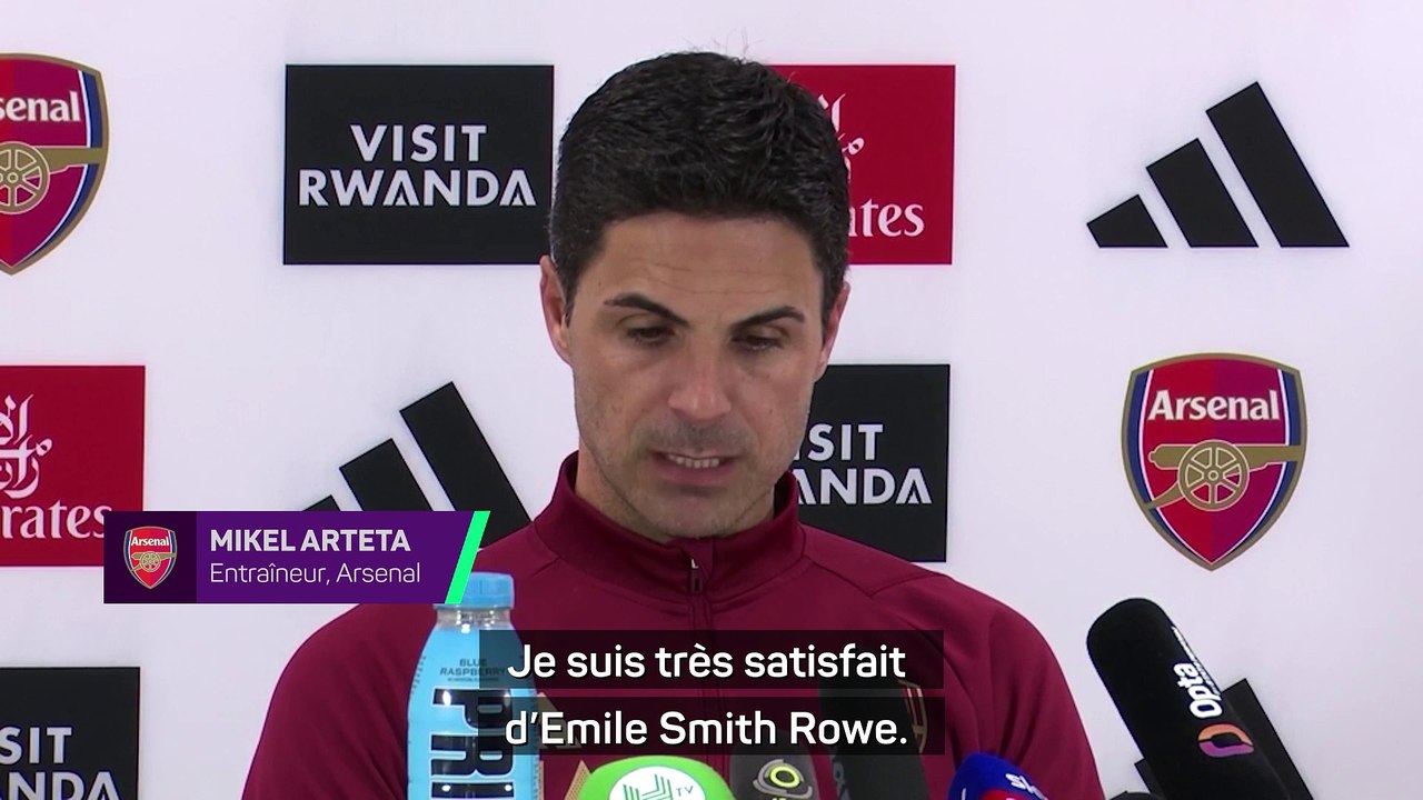 Arteta promet du temps de jeu à Emile Smith-Rowe