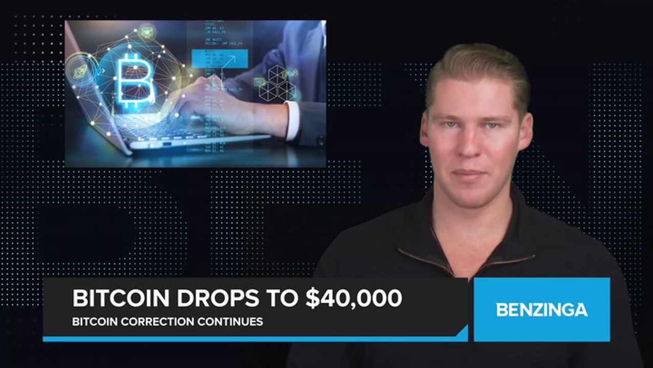 Bitcoin Plummets to $40,000, Lowest Since December, Sending Crypto Stocks Down