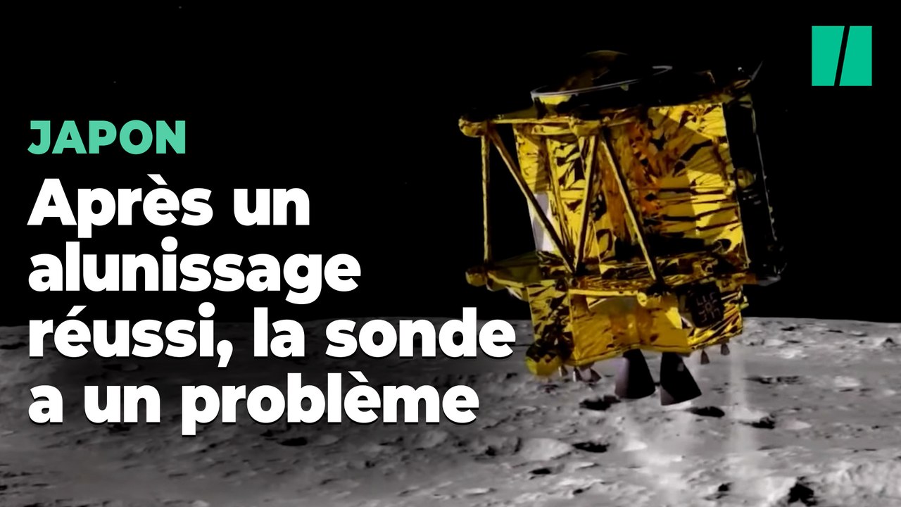 La sonde japonaise Slim est arrivée sur la Lune, mais il y a un problème