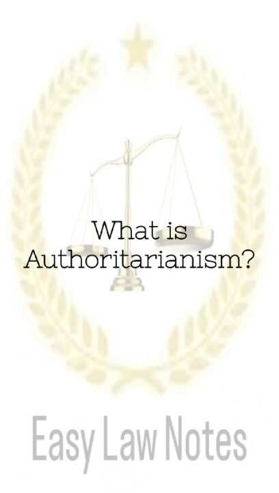 Authoritarianism