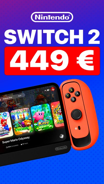 PRIX SWITCH 2 et ses JEUX