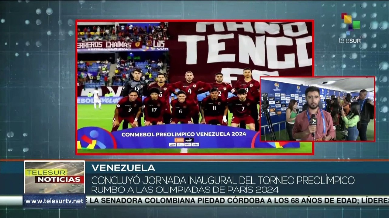 Venezuela: concluyó jornada inaugural del torneo preolímpico rumbo a las Olimpiadas de Paris 2024