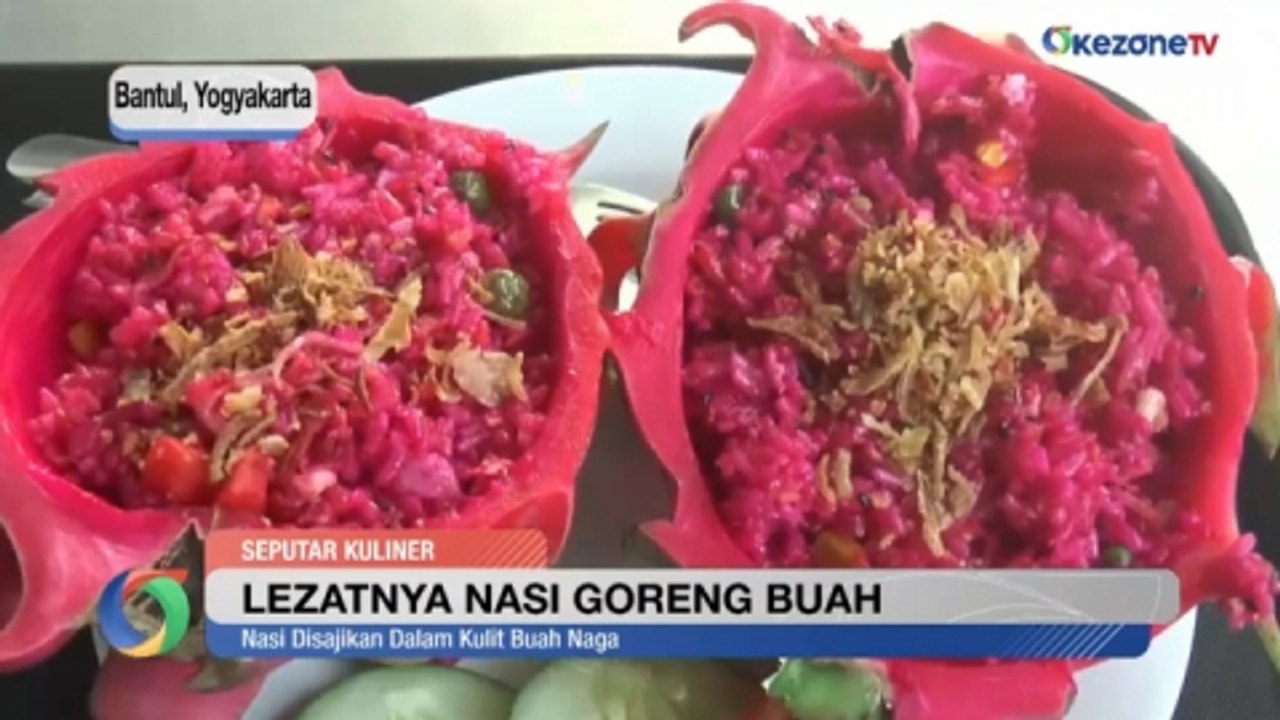 Menu Unik Nasi Goreng Buah Naga, Punya Cita Rasa Gurih Manis yang Segar