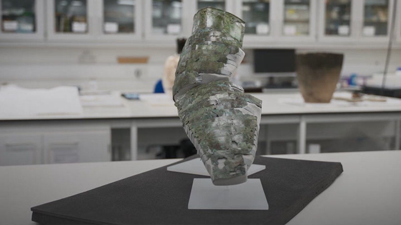 Rare Roman armour to go on display after experts complete ‘ancient jigsaw puzzle’