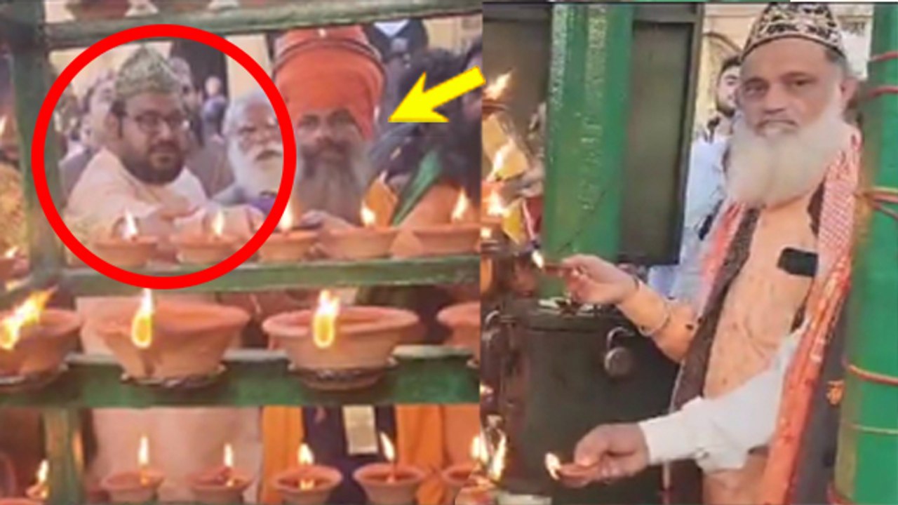 Ahmedabad Dargah Shah E Alam Celebrates Ram Mandir Pran Pratishtha, Muslims ने 101 Diya..