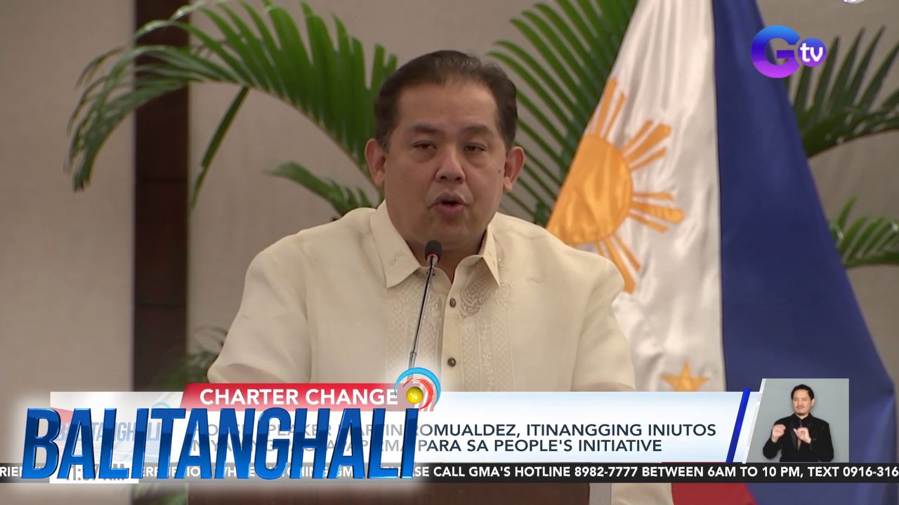 House Speaker Martin Romualdez, itinangging iniutos niya ang pagpapapirma para sa People's Initiative | BT