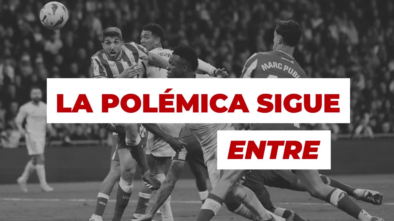 La acción polémica previa al gol de Vinícius ante el Almería