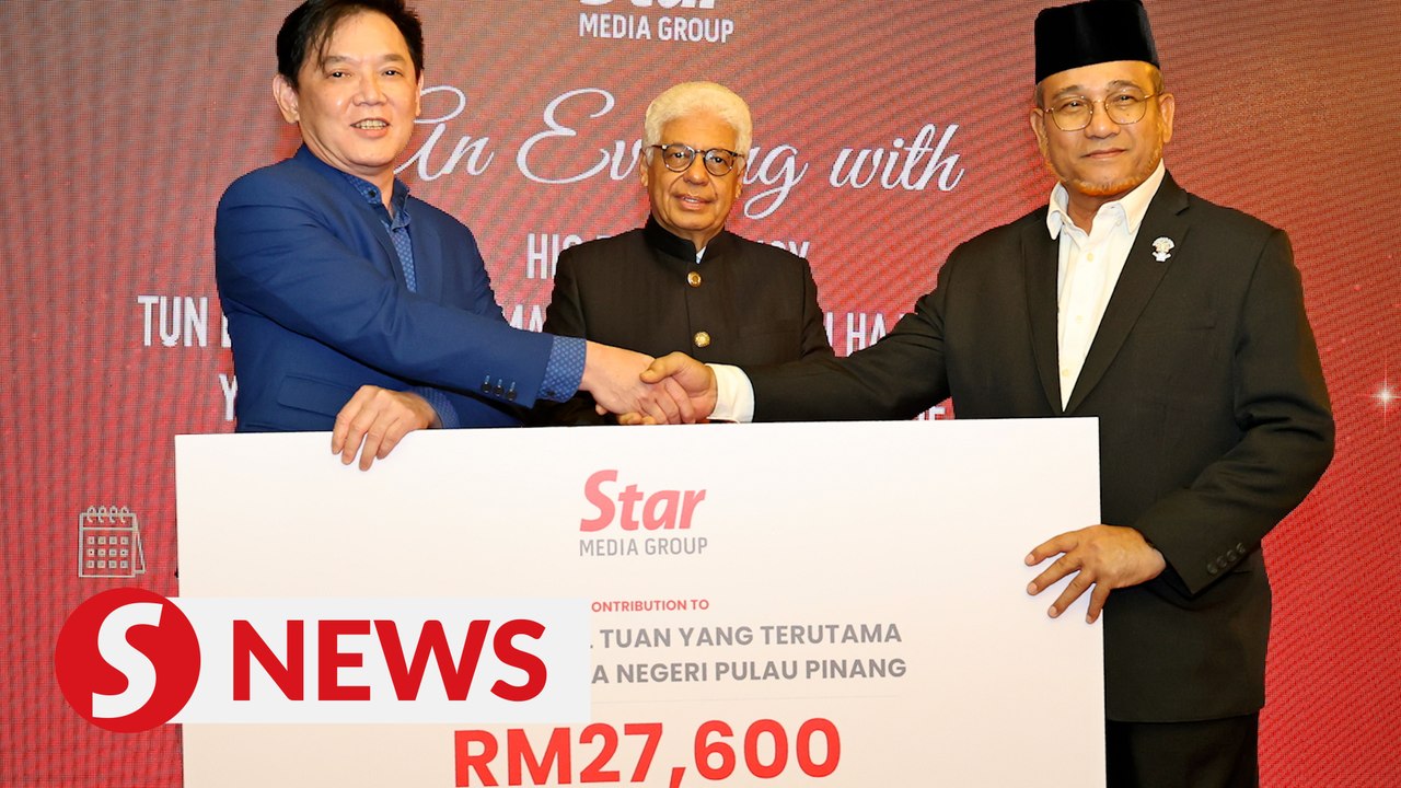 Star Media Group donates RM27,600 to Penang Governor’s Charity Foundation