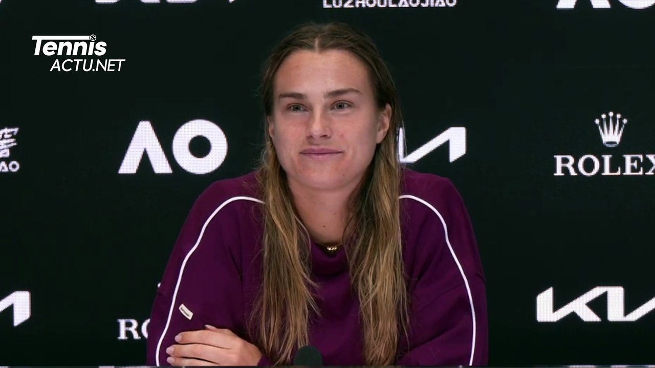 Open d'Australie 2024 - Aryna Sabalenka : "Je ne deviens pas folle"