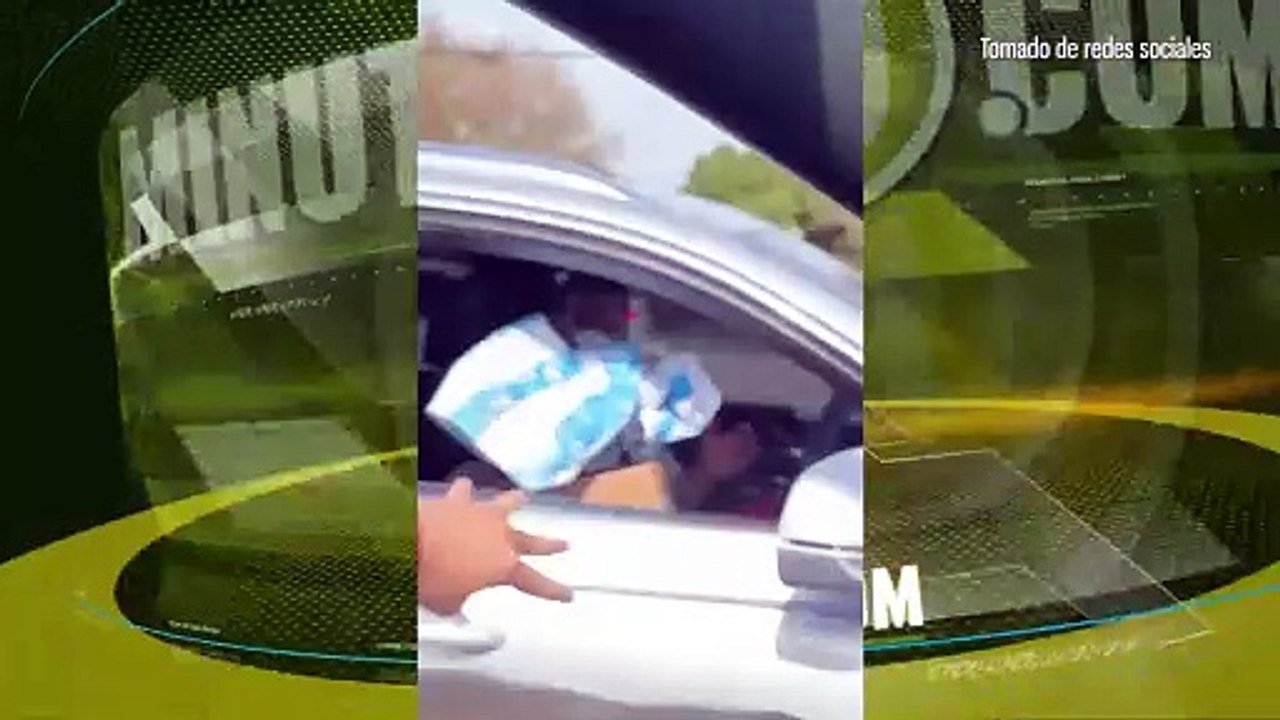 Un día tranqui Messi firma autógrafos en los semáforos de Miami