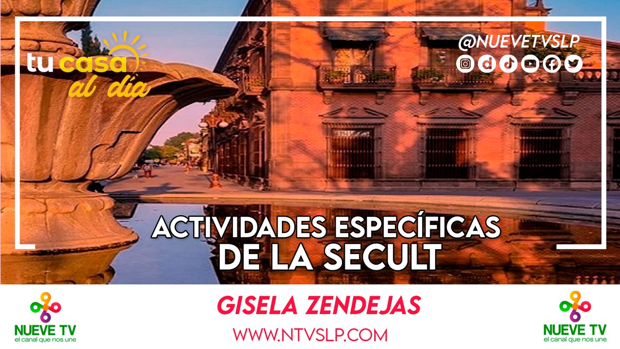 Actividades Específicas de la SECULT con Iría Gisela Zendejas 🎨