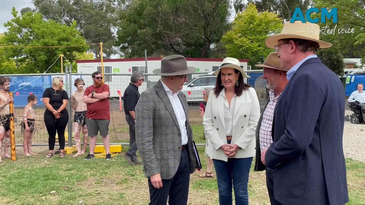 Prime Minister Anthony Albanese in Orange