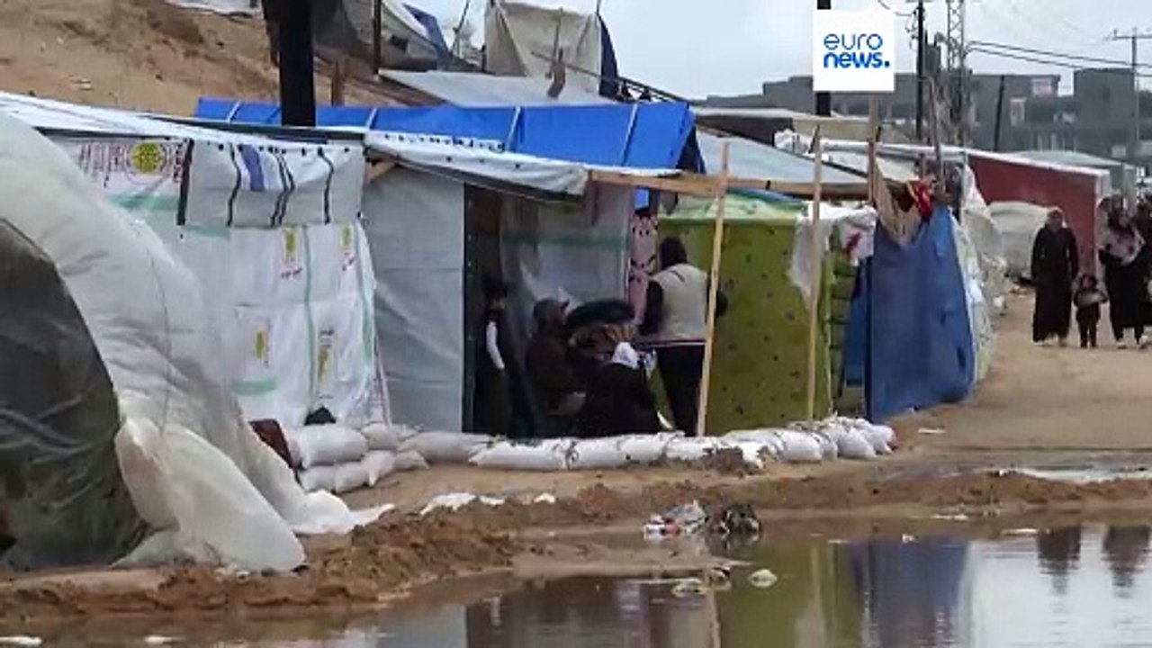 Газа: сложная гуманитарная ситуация усугубляется проливными дождями