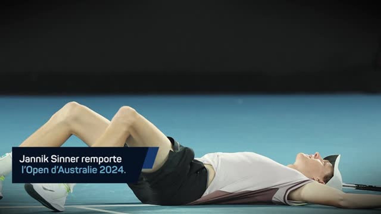 Open d'Australie - Sinner remporte son premier titre du Grand Chelem